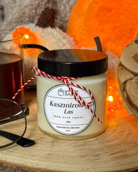 Kaszmirowy Las - Świeca Sojowa