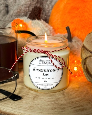 Kaszmirowy Las - Świeca Sojowa