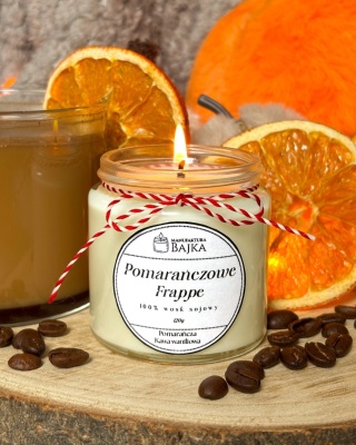 Pomarańczowe Frappe - Świeca Sojowa